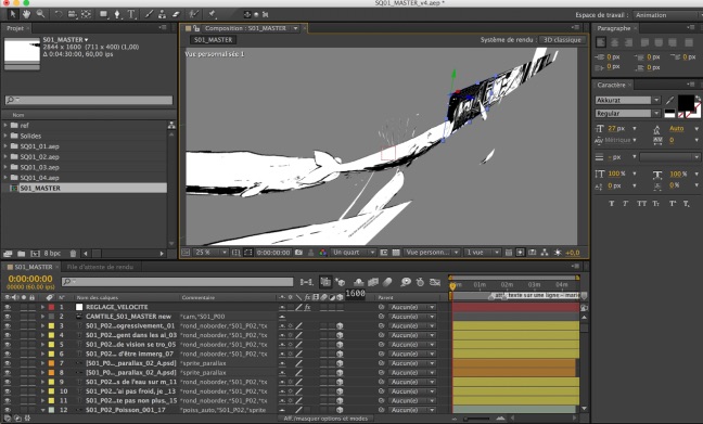 After Effects as an authoring tool for Phallaina